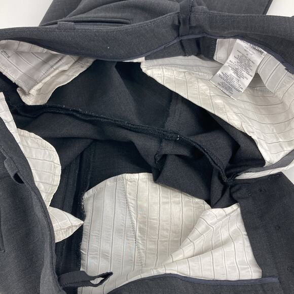 Zadig & Voltaire Womens Gray Wool Cropped Flat Front Dress Pants 34 US Size XS - Picture 14 of 16